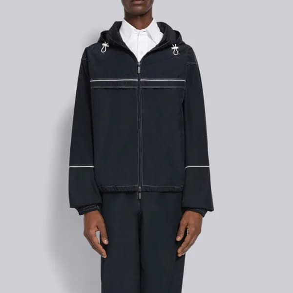 톰브라운 남성 블랙 자켓 - Thom Browne Mens Black Jackets - t… - 1