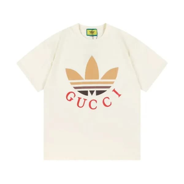구찌 남/녀 아이보리 크루넥 반팔티 - Gucci Unisex Ivory Short sle… - 1