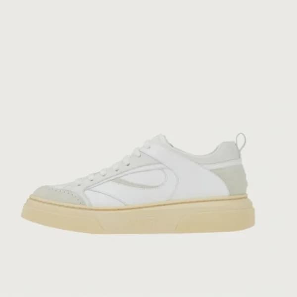 페라가모 남성 화이트 스니커즈 - Ferragamo Mens White Sneakers -… - 1