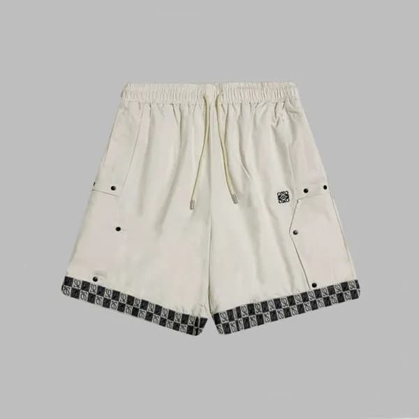 로에베 남성 캐쥬얼 아이보리 반바지 - Loewe Mens Ivory Half-pants … - 1