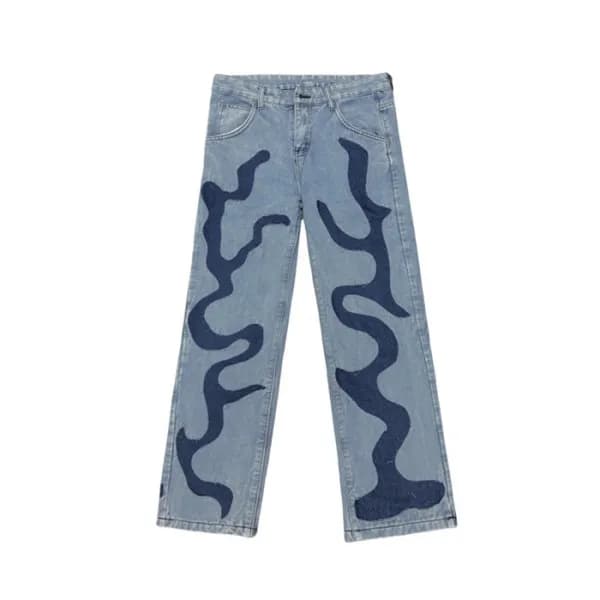 루이비통 남성 블루 청바지 - Louis vuitton Mens Blue Jeans - l… - 1