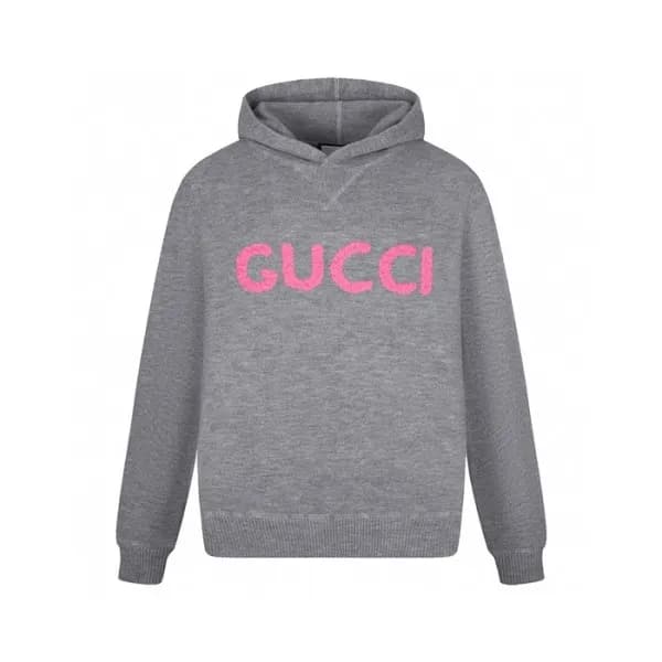 구찌 남성 그레이 후드티 - Gucci Mens Gray Hoodie - cl53x - 1