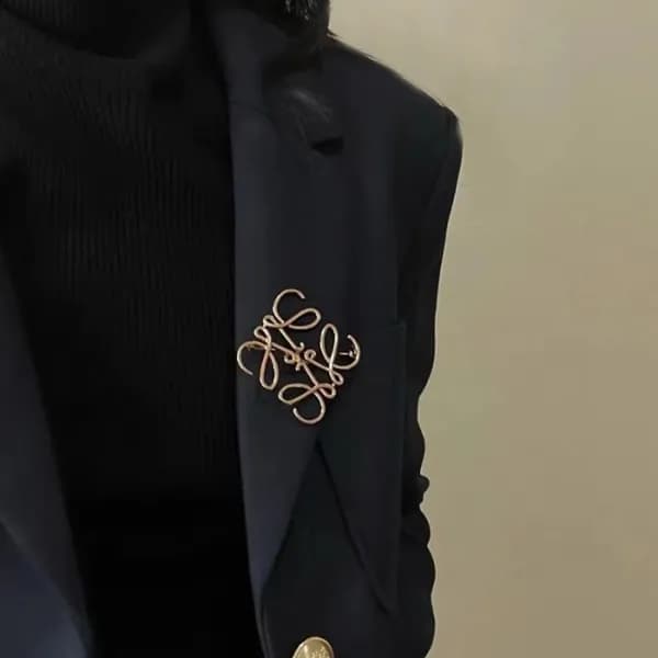 로애베 여성 골드 브로치 - Loewe Womens Gold Brooch - acc1276… - 1