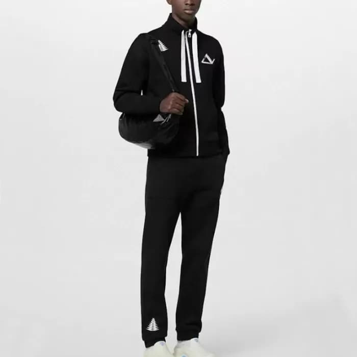 루이비통 남성 캐쥬얼 블랙 트레이닝복 - Louis vuitton Mens Black Tr…