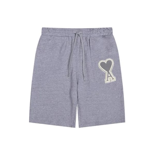 아미 남성 그레이 반바지 - Ami Mens Gray Half-pants - amc695x - 1