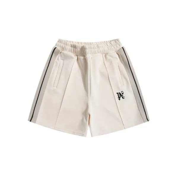 팜 엔젤스 남성 아이보리 반바지 - Palm Angels Mens Ivory Half-pa… - 1