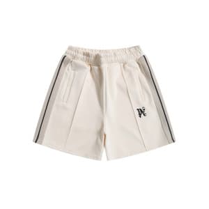 팜 엔젤스 남성 아이보리 반바지 - Palm Angels Mens Ivory Half-pa…