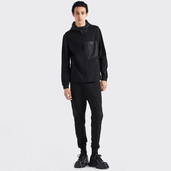 프라다 남성 블랙 조거 팬츠 - Prada Mens Jogger Pants - prc989… - 1