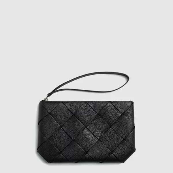 보테가 베네타 남성 디아고 레더 파우치 - Bottega veneta Mens Diago … - 1