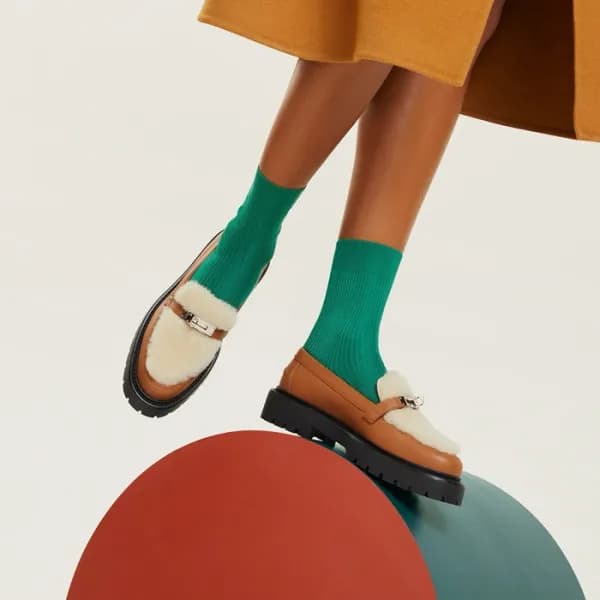 에르메스 여성 아이콘 로퍼 - Hermes Womens Icone Loafer - hes1… - 1