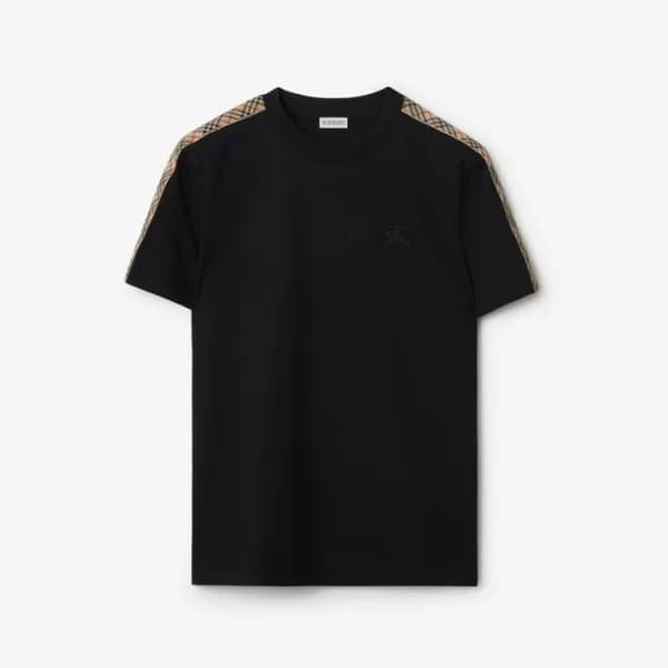 버버리 남성 라운드 반팔 티셔츠 - Burberry Mens Round Tshirt - b… - 1