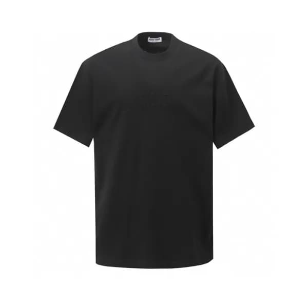 미우미우 남성 라운드 반팔 티셔츠 - Miumiu Mens Round Tshirt - mi… - 1