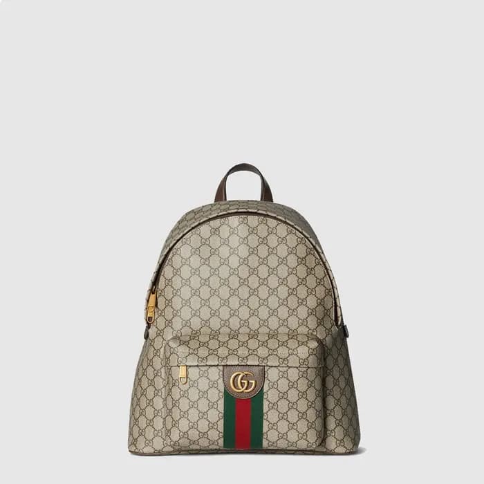 구찌 남성 GG 캔버스 미디엄 백팩 - Gucci Mens GG Canvas Medium … - 1