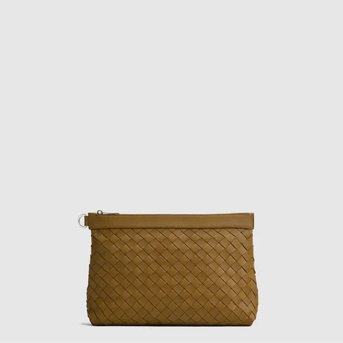 보테가베네타 남성 미디엄 인트레치아토 프리즘 파우치 - Bottega Veneta Mens… - 1