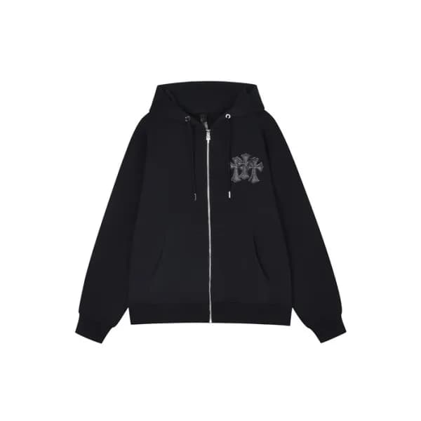 크롬하츠 남성 집업 후디 - Chrom hearts Mens Zip-up Hooded - … - 1