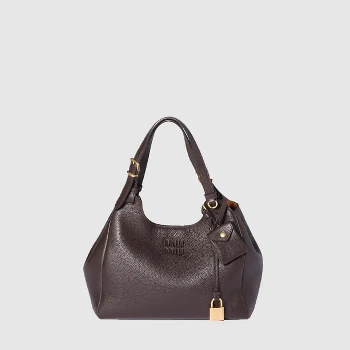 미우미우 여성 가죽 핸드백 - Miumiu Womens Leather Handbag - m… - 1