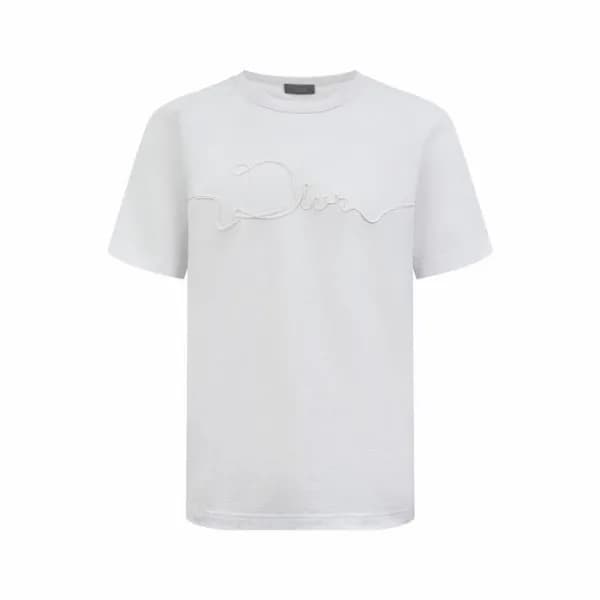 디올 남성 라운드 반팔 티셔츠 - Dior Mens Round Tshirt - dic130… - 1