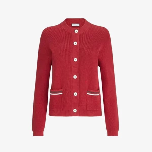 브루넬로쿠치넬리 여성 라운드 가디건 - Brunello Cucinelli Womens Ro… - 1