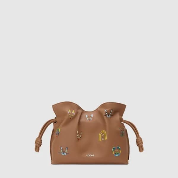 로에베 여성 캣츠 미니 플라멩코 클러치 - Loewe Womens Cats Mini Fla… - 1