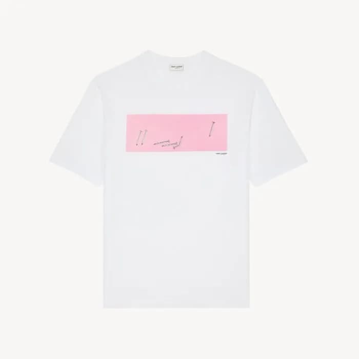 입생로랑 남/녀 제이슨 메이슨 티셔츠 - Saint laurent Unisex Jason … - 1