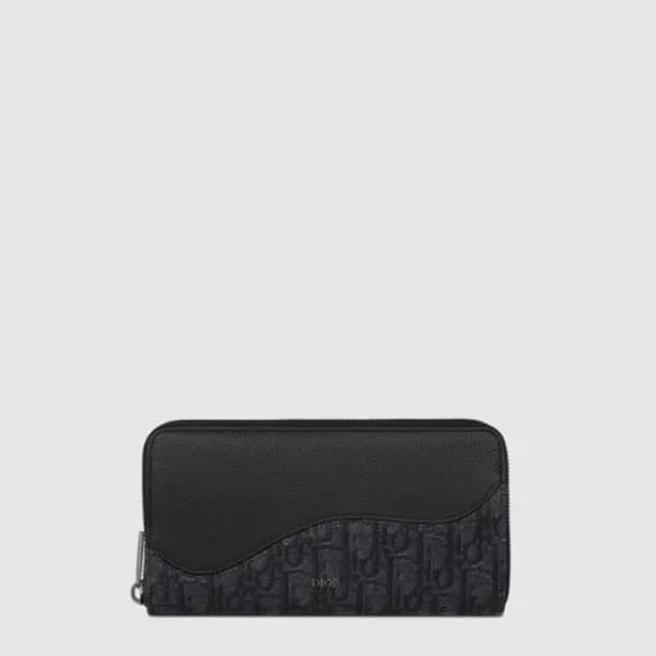 디올 남성 새들 지퍼 장지갑 - Dior Mens Saddle Zipper Long Wal… - 1