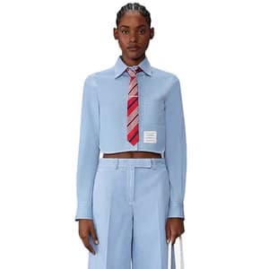 톰브라운 여성 클래식 셔츠 - Thom Browne Womens Dress Shirts -…