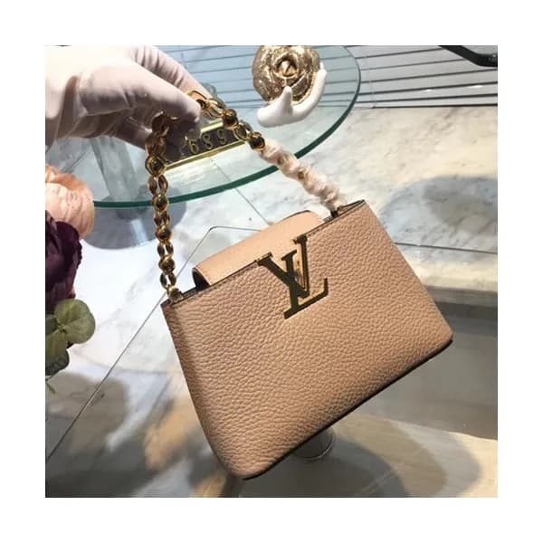 [커스텀급]Louis Vuitton Capucines Mini Chain Cross Bag… - 1