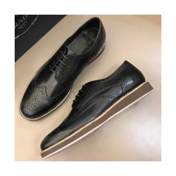 Prada 2018 Mens Leather Oxford/sneakers - 프라다 남성 … - 1