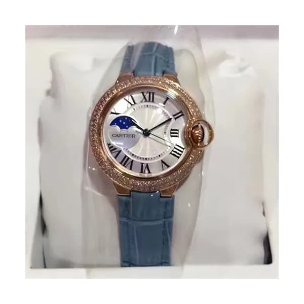 CARTIER LADIES QUARTZ - 까르띠에 레이디스 쿼츠 ,블루 - 1