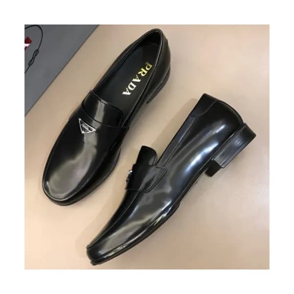 PRADA 2018 MENS STRAP LEATHER LOAFER - 프라다 남성 레더 … - 1