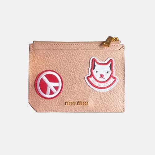 MiuMiu 2018 Ladies Leather Card Holder 5MC008 - 미우… - 1