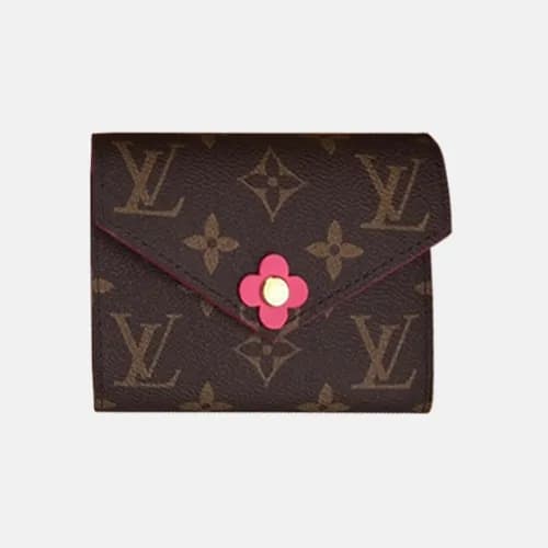 Louis Vuitton 2018 Ladies Flower Victorine Wallet … - 1