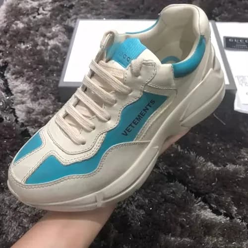 2018/19 Vetements x Gucci Running Shoes Blue - 구찌X… - 1