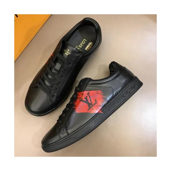 Louis Vuitton 2018 Leather Sneakers - 루이비통 신상 레더 스… - 1