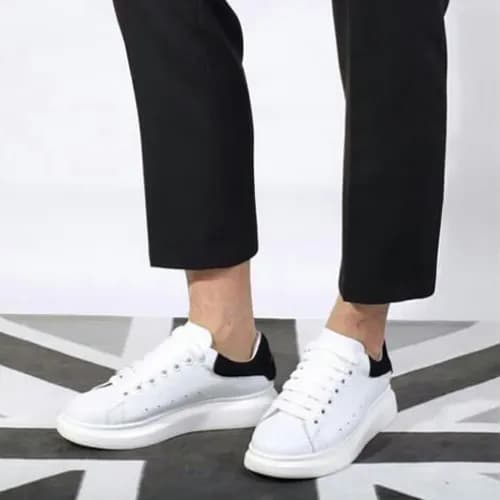Alexander McQueen 2018 Oversol Sneakers Black Sued… - 1