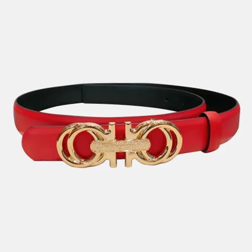 Salvatore Ferragamo 2019 Ladies Gancini Buckle Lea… - 1