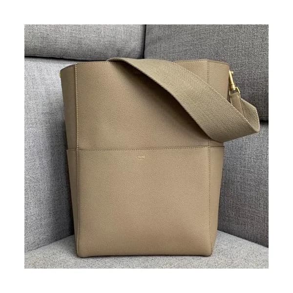 Celine Leather Sangle Shoulder Bag,33CM - 셀린느 레더 상… - 1