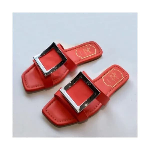 Roger Vivier 2019 Ladies Signature Logo Lamskin Sl… - 1