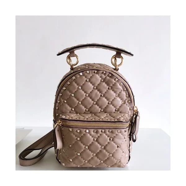 Valentino 2019 Leather Garavani Ruckstud Spike Min… - 1