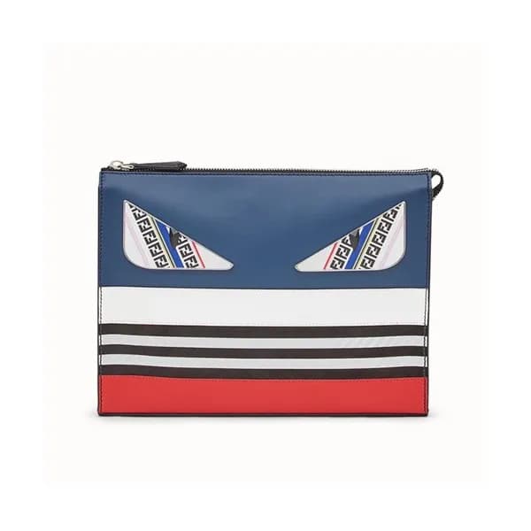 Fendi 2019 Leather Clutch Bag ,25CM - 펜디 2019 레더 남… - 1