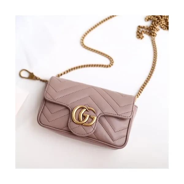 Gucci GG Marmont Matlase Super Mini Women Shoulder… - 1