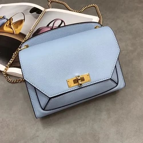 Bally 2019 Suzy Leather Chain Shoulder Cross Bag,2… - 1