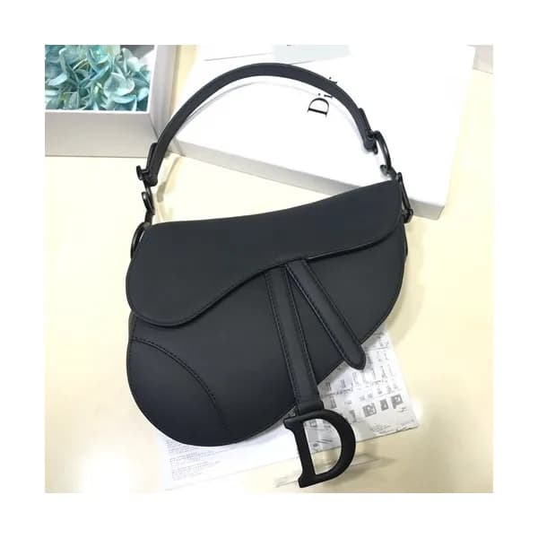 Dior 2019 Leather Saddle Shoulder Bag ,17/25.5CM -… - 1