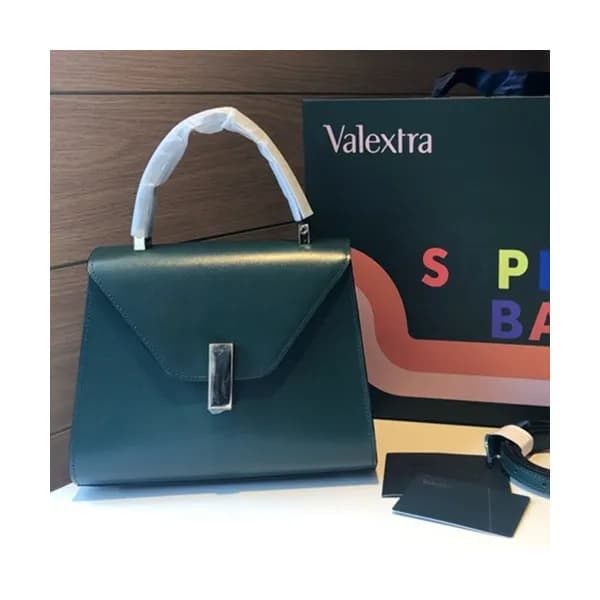 Valextra 2019 Leather Tote Shoulder Bag,22/30CM - … - 1