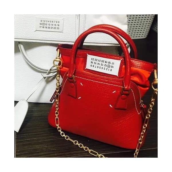 Maison Margiela 2019 5AC Leather Tote Shoulder Bag… - 1