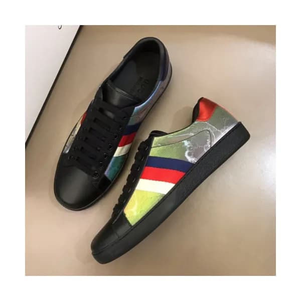 Gucci 2019 Mm/Wm Ace Leather Sneakers - 구찌 남자 에이스 … - 1