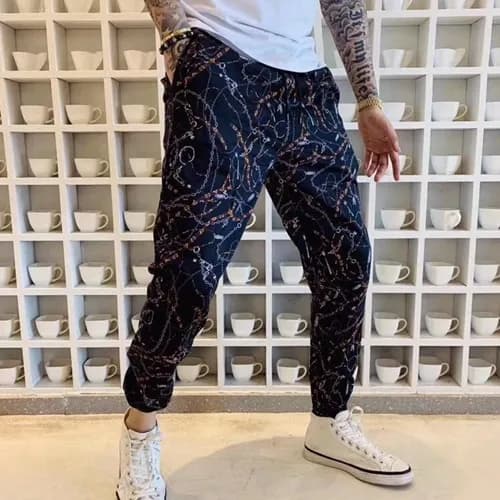 Louis vuitton 2019 Mens Initial Logo Casual Print … - 1