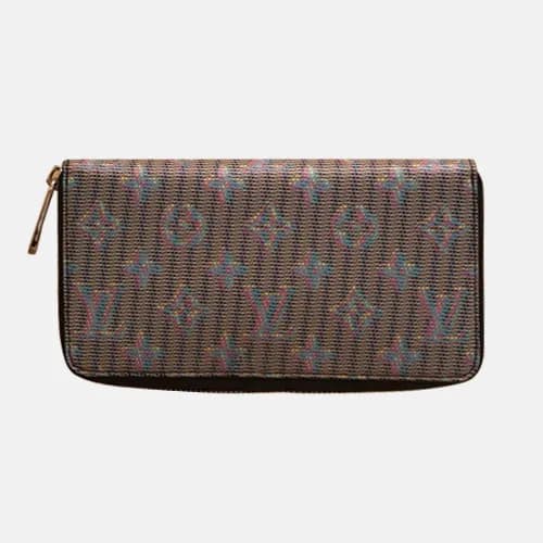 Louis Vuitton 2019 Monogram Leather Zip Wallet M68… - 1