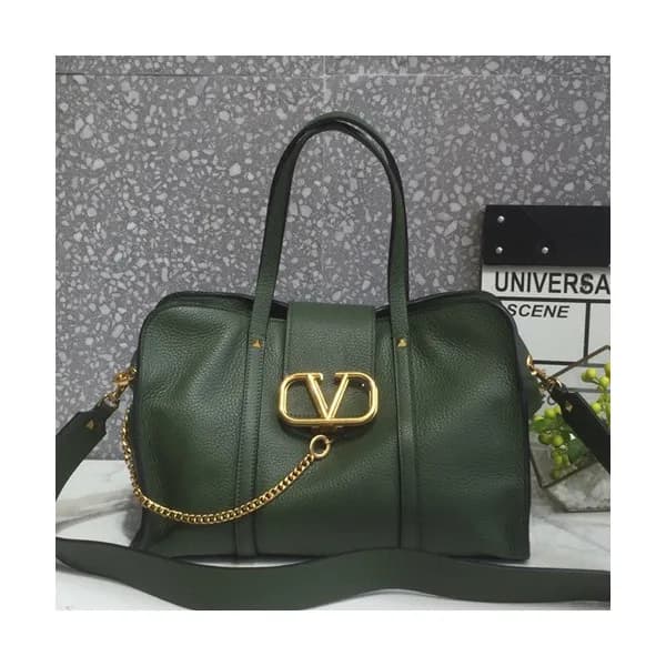 Valentino 2019 Leather Small Tote Shoudler Shopper… - 1