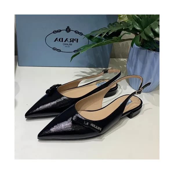 Prada 2019 Ladies Leather Slingback - 프라다 2019 여성용… - 1